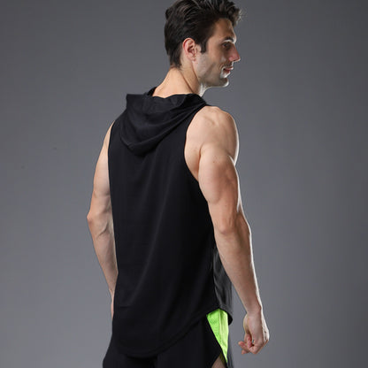 Hooded Fitness Vest Men