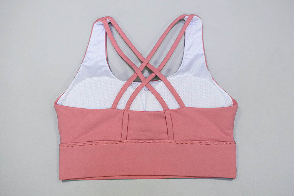 female fitness running Sports bra