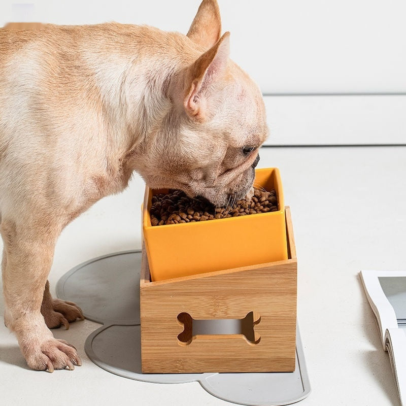 Large Capacity High Stand Ceramic Pet Bowl