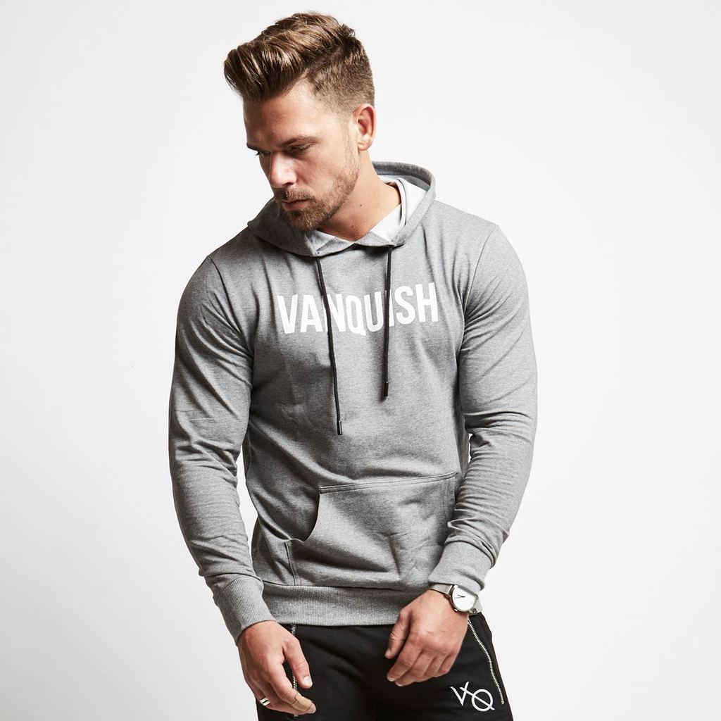 Fitness Men Pullover Hooded Sweater