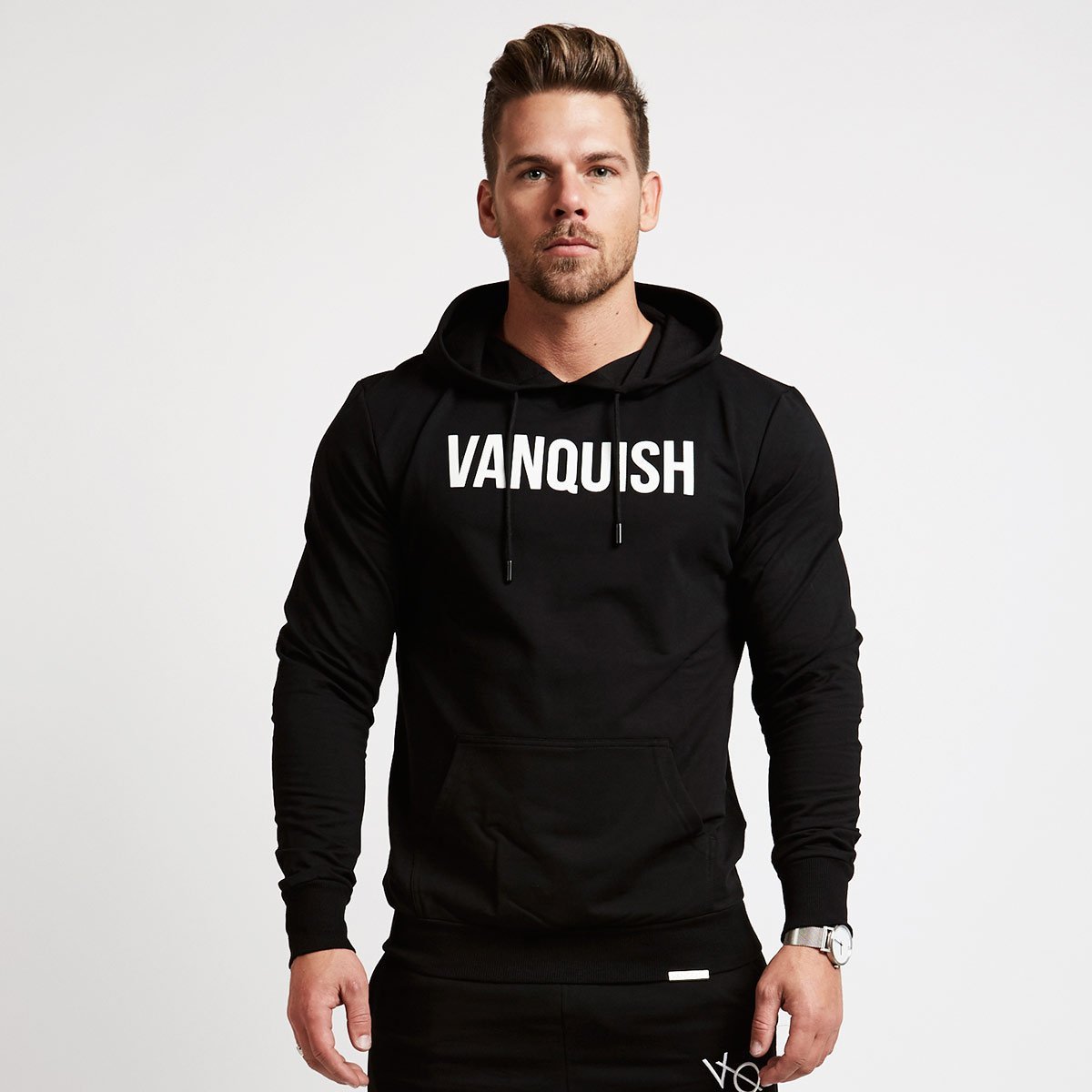 Fitness Men Pullover Hooded Sweater