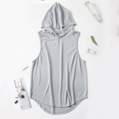 Hooded Fitness Vest Men